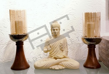 Buddha White Idol